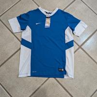 Maglia Nike Dri-Fit blu e bianca sportiva