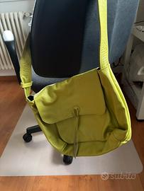 Borsa verde mela pelletteria venezia