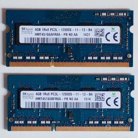 2x4GB Ram DDR3 PC3L-12800S Sodimm SK Hynix (8GB)