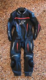 Tuta moto pelle intera Befast SENTUL 52 Rosso Nero
