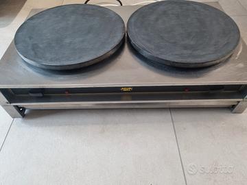 piastra professionale crepe doppia 