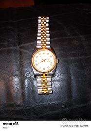 Orologio bicolore