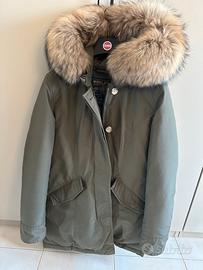 Woolrich Artic Raccoon Parka in Ramar Cloth