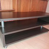 Mobile tv, nero, 100x40x43cm