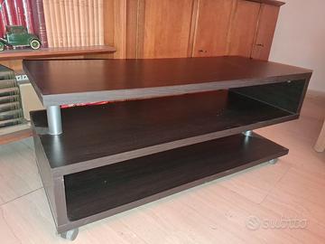 Mobile tv, nero, 100x40x43cm