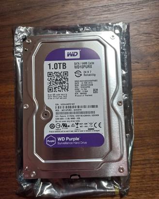 Hard Disk WD Purple  1Tb-2Tb
