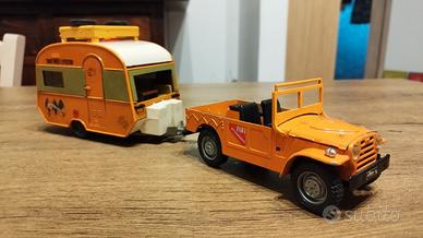 Fiat campagnola + caravan Barlux Giodi 1/25
