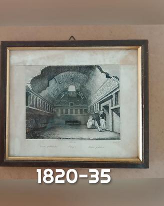 Stampa incisa. Terme pubbliche Pompei. Durau