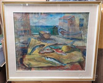 Dipinto del pittore Barbieri Contardo (1900-1966)