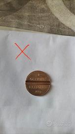 Gettone telefonico raro 7607