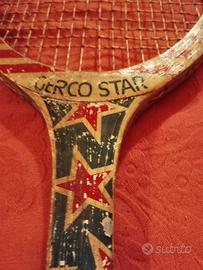 racchetta vintage in legno 