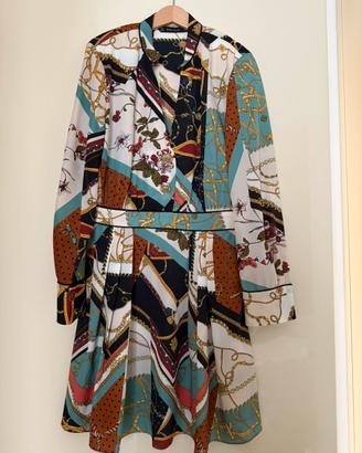 Abito Zara, donna, fiori, catena