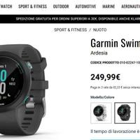 Garmin Swim 2 - Orologio GPS Nuoto e MARE