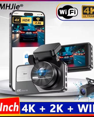 Telecamera,Dash Cam WIFI anteriore e posteriore