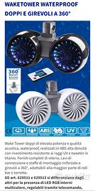 Altoparlanti Marini impermeabili doppi 