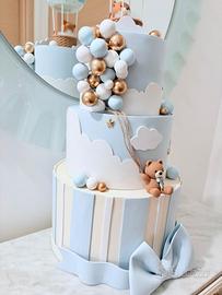 Torta scenografica Compleanno Battesimo Baby Showe