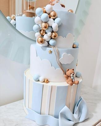 Torta scenografica Compleanno Battesimo Baby Showe