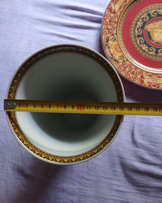 Piatto e vaso di ceramica Versace Rosenthal