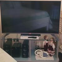 Mobile porta TV in vetro temperato