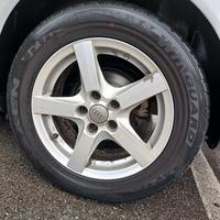 4 CERCHI LEGA 4 GOMME TERMICHE 16 POLLICI