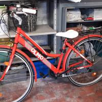  bicicletta olmo da donna rossa