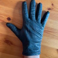 Guanti Yves Saint Laurent in pelle e seta