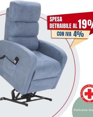 Poltrona Relax Elettrica 4 ruote per anziani