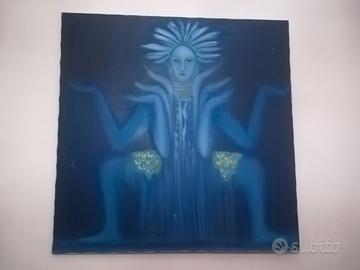 Quadro grande divinità induista Dea Shakti
