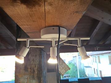 Plafoiera a 3 faretti orientabili led Ikea tross