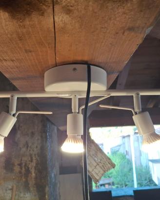 Plafoiera a 3 faretti orientabili led Ikea tross