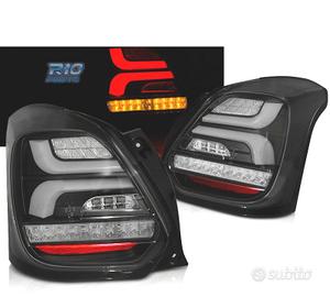 FANALI SUZUKI SWIFT 17- BARRE LED DINAMICHE NERE