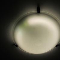 Plafoniera in vetro satinato diametro cm. 40