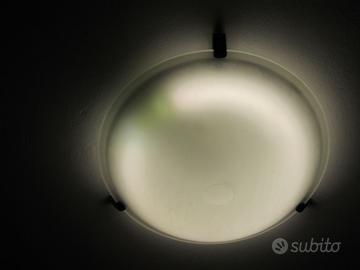 Plafoniera in vetro satinato diametro cm. 40