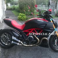 Ducati diavel forcelle ohlins piastre sterzo cnc