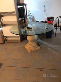 Tavolo in cristallo