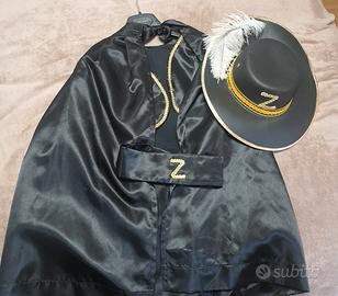 Vestito da carnevale da Zorro NUOVO