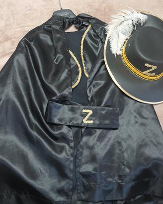 Vestito da carnevale da Zorro NUOVO
