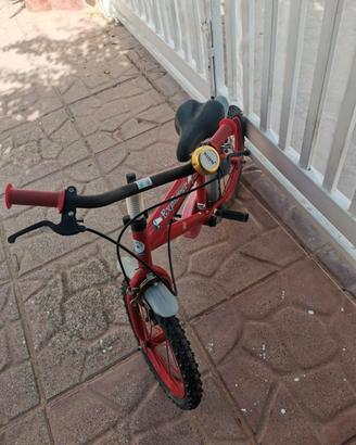 bici bambino taglia 16