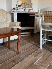 Grès porcellanato (parquet) + piastrelle (capri)