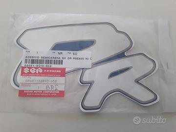 Adesivo emblema semicarena sx Suzuki DR650 90/93