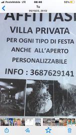 Villa privata per festeggiare eventi