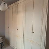 Armadio a 6 ante battenti colore panna 3 mdi lungh