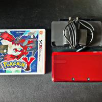 Nintendo 3DS Metallic Red + Pokémon Y + Accessori