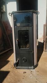 STUFA A LEGNA CON FORNO