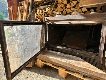 Inserto camino a legna