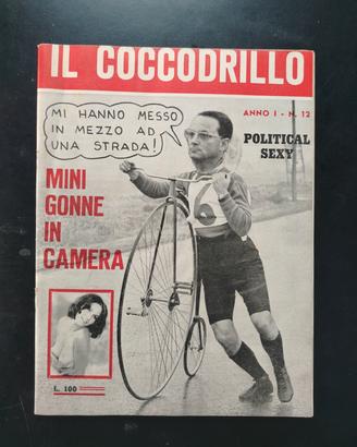 rivista il coccodrillo anno 1 n 12 anno 1966