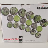 Piatti EXCELSA Maiolica Green