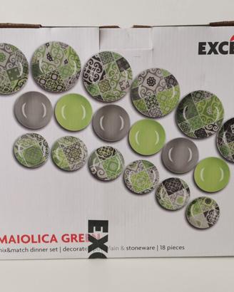Piatti EXCELSA Maiolica Green