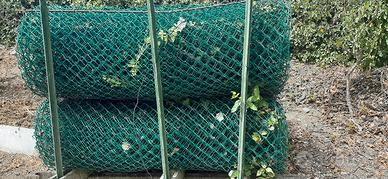Rete recinzione plastificata verde altezza 160