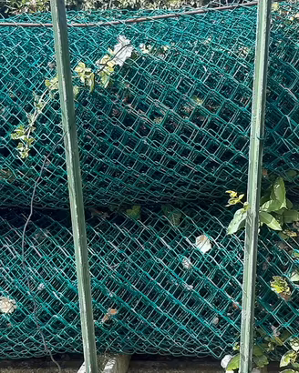 Rete recinzione plastificata verde altezza 160